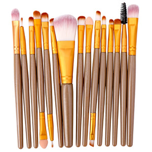 FJER 6PCS-15PCs Makeup Brush Set Cosmetict Makeup For Face Make Up Tools Women Beauty Professional Foundation Blush Eyeshadow
