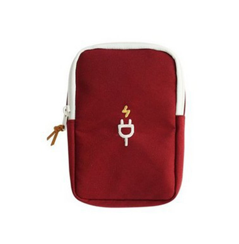 Travel Bag Electronic Digital Storage Package Mobile Phone Charging Treasure Data Line Organizer Travel Accessories Pouch