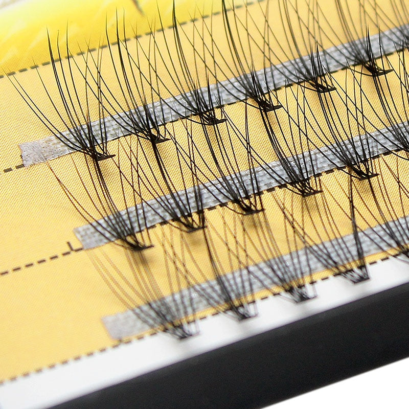 Kimcci Fashion 60pcs Professional Makeup Individual Cluster Eye Lashes Grafting Fake False Eyelashes Free Shipping