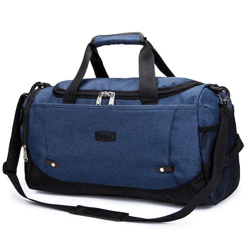 Scione Men Travel Bag Large Capacity Hand Luggage Travel Duffle Bags Nylon Weekend Bags Women Multifunctional Travel Bags