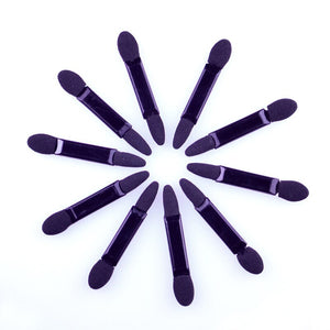 10pcs Portable Eye Shadow Brushes Powder Brush Double Ended Eyeshadow Applicator Pro Sponge Eye Shadow Make Up Supplies