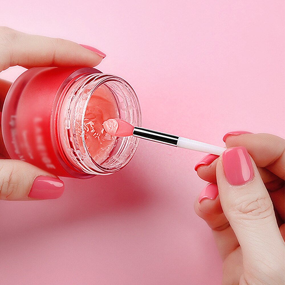 Dighealth 1PC Portable Makeup Lip Brush Silicone Lipstick Gloss Lip Mask Brush Pen Wands Applicator Make Up Brushes Tool