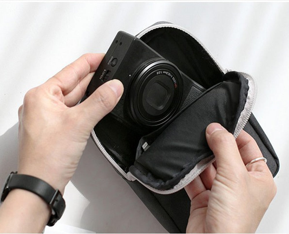Travel Bag Electronic Digital Storage Package Mobile Phone Charging Treasure Data Line Organizer Travel Accessories Pouch