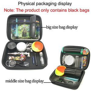 1Pcs Canvas Storage Bag 3kinds of Size Smell Proof Tobacco Herb Pouch Smoke Cigarette Accessories Cigar Grinder Pipe Travel Box