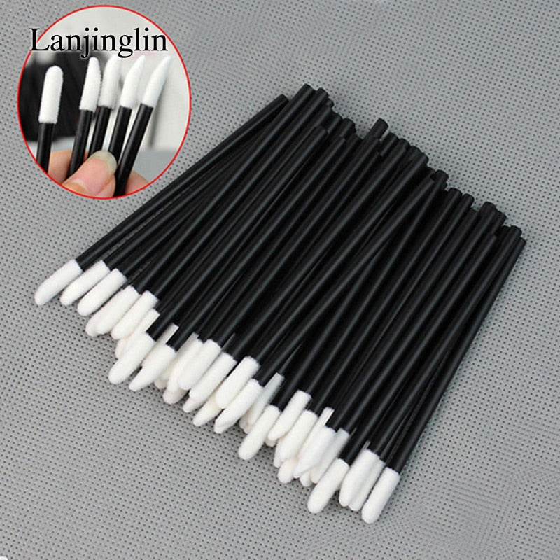 50/250/500/2000 PCS Disposable Lip Brush Women Accessories Wholesale Lipstick Gloss Wands Applicator Perfect Best Make Up Tools
