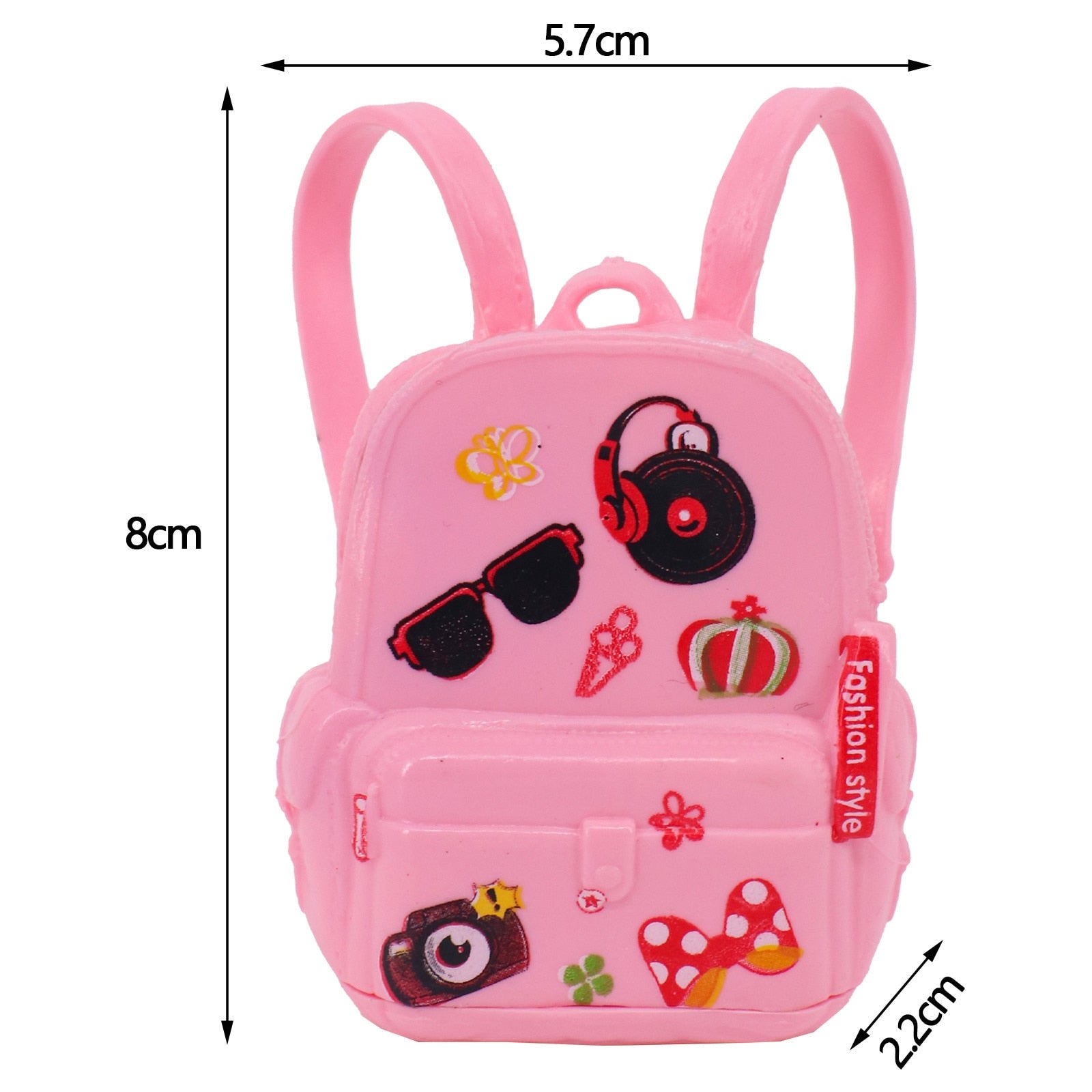 Pink 43 Pieces Barbies Doll Clothes Shoes Accessories Travel Suitcase Toys Fit 18Inch Barbies Doll,1/6 BJD&Blythe Toys For Girls