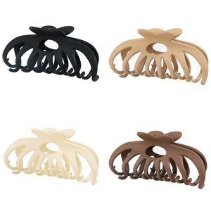 2/4PCS Matte Extra Large Hair Claw Clips Crab Hairpins Women Elegant Big Strong Hair Clips Ponytail Barrettes Hair Accessories