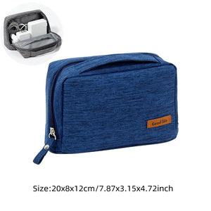 Travel Wire Bag Portable Waterproof Cable Pouch USB Electronics Charger Organizer Digital Gadget Kit Cosmetic Case Accessories