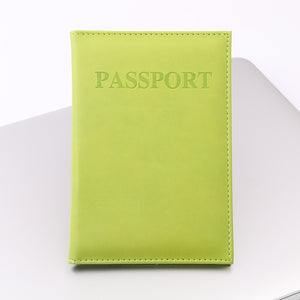 High Quality English PU Leather Passport Covers Document Cover Travel Passport Holder ID Card Passport Holder Travel Acceessory