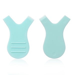Brochas de plástico reutilizables para maquillaje, 10 piezas, en forma de peine de limpieza Y, rizador de pestañas, extensión de pestañas, herramientas de permanente