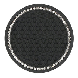 Car Coasters PVC Travel Auto Cup Holder Insert Coaster Anti Slip Vehicle Interior Accessories Cup Mats