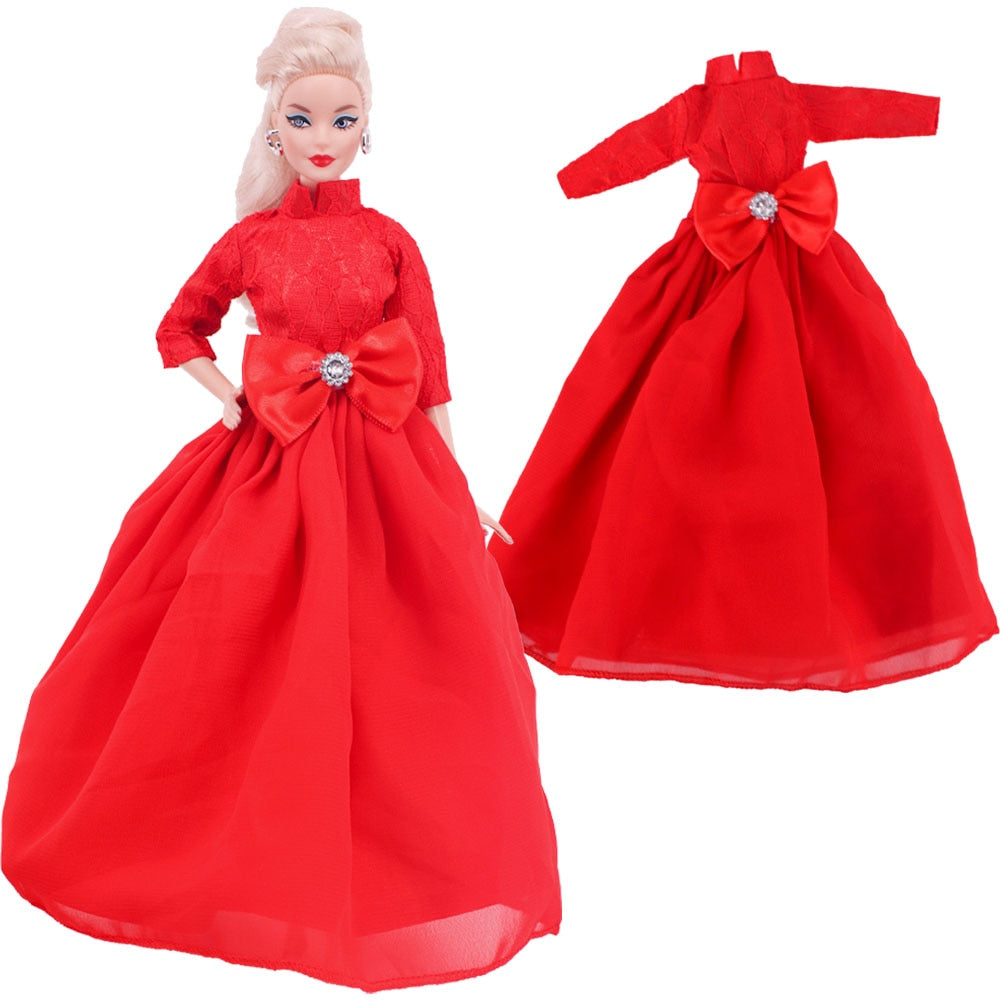 Pink 43 Pieces Barbies Doll Clothes Shoes Accessories Travel Suitcase Toys Fit 18Inch Barbies Doll,1/6 BJD&Blythe Toys For Girls