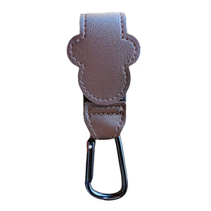 Baby Stroller Hook Fashion PU Leather Adjustable Pram Hook Cart Organizer Diaper Bag Hanger Children Boy Girl Travel Accessories