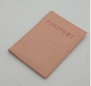 High Quality English PU Leather Passport Covers Document Cover Travel Passport Holder ID Card Passport Holder Travel Acceessory