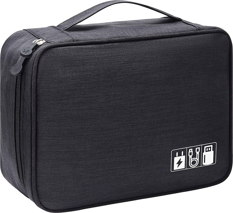 Portable Digital Storage Bag USB Gadget Waterproof Cable Organizer Pouch Electronics Devices Accessories Digitals Pack Supplies