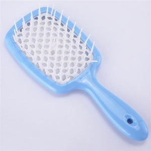 Tangled Hair Comb Detangling Hair Brush Massage Combs Hollow Out Wet Curly Hair Brushes Barber Comb Salon Hair Styling Tools