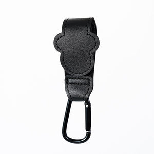 Baby Stroller Hook Fashion PU Leather Adjustable Pram Hook Cart Organizer Diaper Bag Hanger Children Boy Girl Travel Accessories