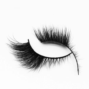 Soft Mink Eyelashes 3D Curl Winged End Eye Elongated Fake Lashes Thick Handmade Natural False Eyelash Messy Cross Lash Wholesale