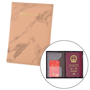 Elastic Band Leather Passport Cover RFID Blocking For Cards Travel Passport Holder Wallet Document Organizer Case Men Women