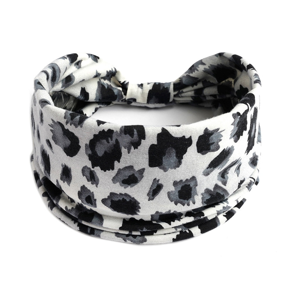 Bohemian Wide Cotton Stretch Headbands Women Headwrap Turban Headwear Bandage Hairbands Bandana Wide Headbands Hair Accessories