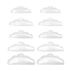 5 Pair Eyelash Lifting Kit Silicone Pad Eye Lash Perm Pads Eyelashes Extension Accessories 3D Eyelash Curler Applicator Tools