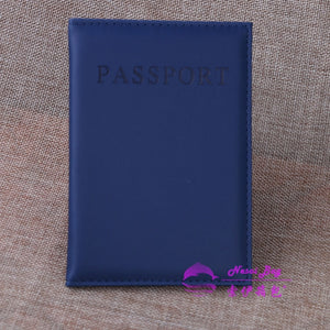 High Quality English PU Leather Passport Covers Document Cover Travel Passport Holder ID Card Passport Holder Travel Acceessory