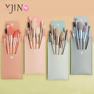 XJING Professional Makeup Brushes Set Cosmetic Powder Eye Shadow Foundation Blush Blending Concealer Beauty Make Up Tool Brushes