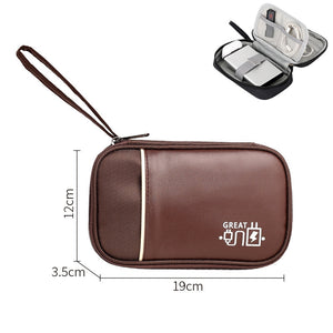 Travel Wire Bag Portable Waterproof Cable Pouch USB Electronics Charger Organizer Digital Gadget Kit Cosmetic Case Accessories