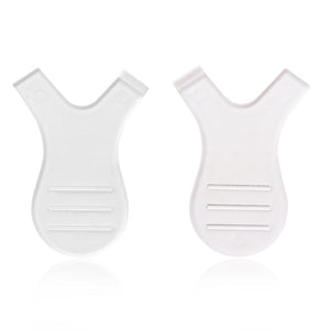 Brochas de plástico reutilizables para maquillaje, 10 piezas, en forma de peine de limpieza Y, rizador de pestañas, extensión de pestañas, herramientas de permanente
