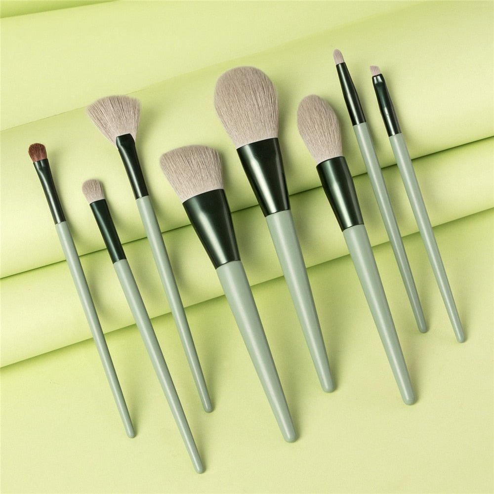 KOSMETYKI  Soft Fluffy Makeup Brushes Set Eye Shadow Foundation Women Cosmetic Powder Blush Blending Beauty Make Up beauty Tool