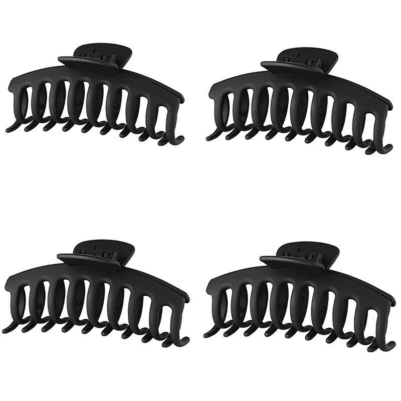 2/4PCS Matte Extra Large Hair Claw Clips Crab Hairpins Women Elegant Big Strong Hair Clips Ponytail Barrettes Hair Accessories