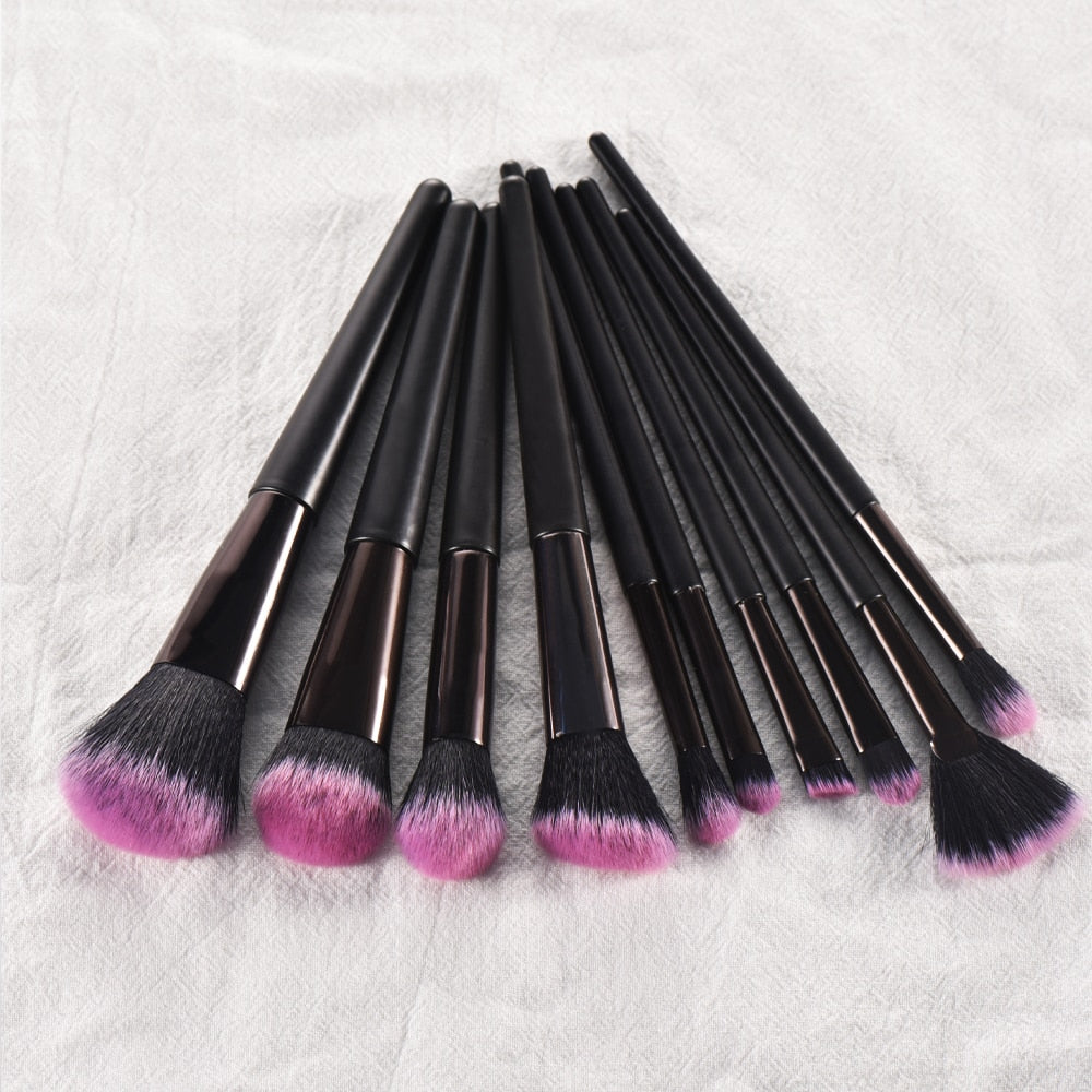 KOSMETYKI  Soft Fluffy Makeup Brushes Set Eye Shadow Foundation Women Cosmetic Powder Blush Blending Beauty Make Up beauty Tool
