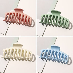 2/4PCS Matte Extra Large Hair Claw Clips Crab Hairpins Women Elegant Big Strong Hair Clips Ponytail Barrettes Hair Accessories
