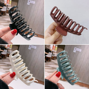 2/4PCS Matte Extra Large Hair Claw Clips Crab Hairpins Women Elegant Big Strong Hair Clips Ponytail Barrettes Hair Accessories