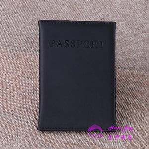 High Quality English PU Leather Passport Covers Document Cover Travel Passport Holder ID Card Passport Holder Travel Acceessory