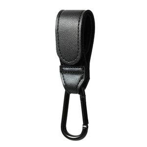 Baby Stroller Hook Fashion PU Leather Adjustable Pram Hook Cart Organizer Diaper Bag Hanger Children Boy Girl Travel Accessories