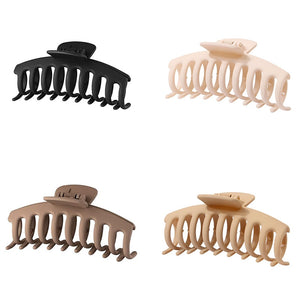 2/4PCS Matte Extra Large Hair Claw Clips Crab Hairpins Women Elegant Big Strong Hair Clips Ponytail Barrettes Hair Accessories