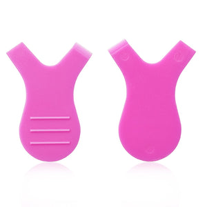 Brochas de plástico reutilizables para maquillaje, 10 piezas, en forma de peine de limpieza Y, rizador de pestañas, extensión de pestañas, herramientas de permanente
