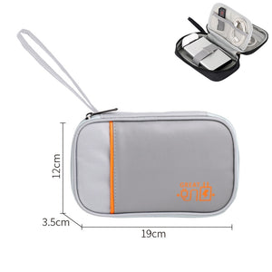 Travel Wire Bag Portable Waterproof Cable Pouch USB Electronics Charger Organizer Digital Gadget Kit Cosmetic Case Accessories