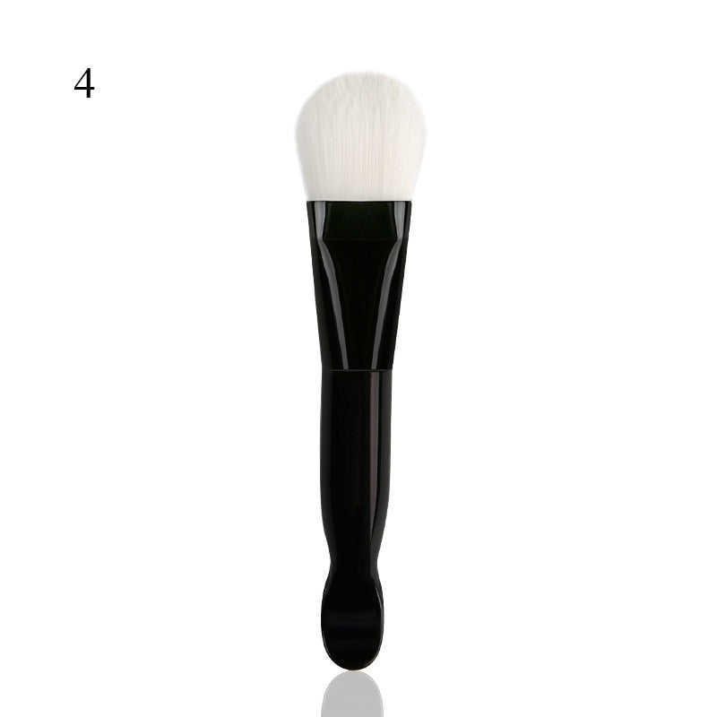 Mask Brushes Silicone Head Mask Brush Flat Soft Hair BB Cream Foundation Applicator Mud Mask Blender Make Up Beauty Tools