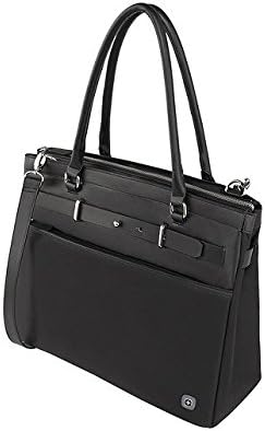 Swiss Gear Expandable Laptop Tote with Tablet Pocket-BLACK