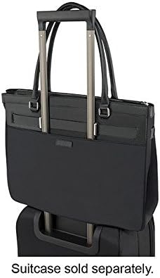 Swiss Gear Expandable Laptop Tote with Tablet Pocket-BLACK