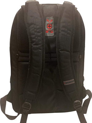 Wenger Tandem Backpack with 16 Laptop Pocket and Tablet Pocket, Black