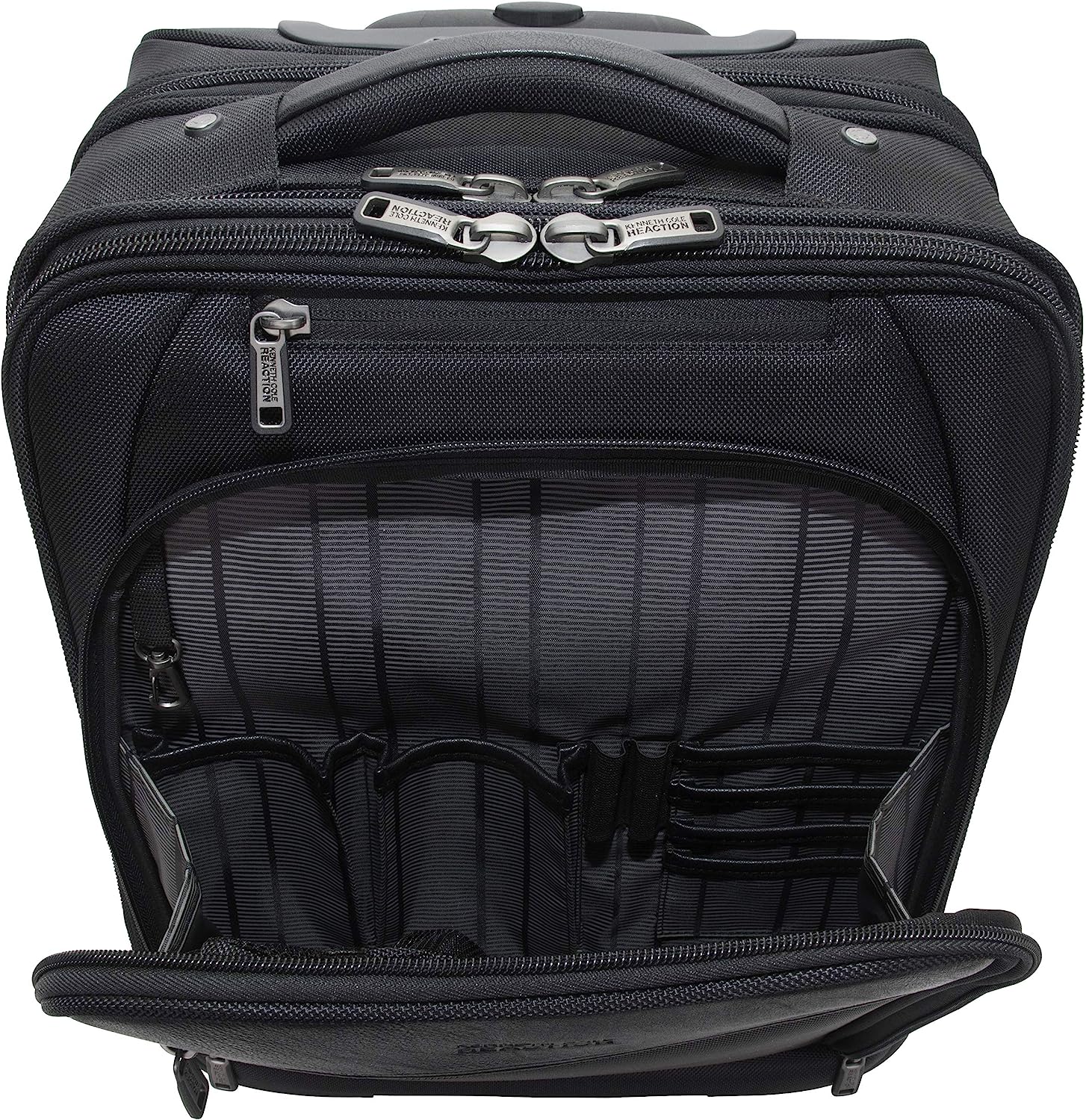 Kenneth Cole Reaction Protec Wheeled 17” Computer Case/overnighter, Black, One Size