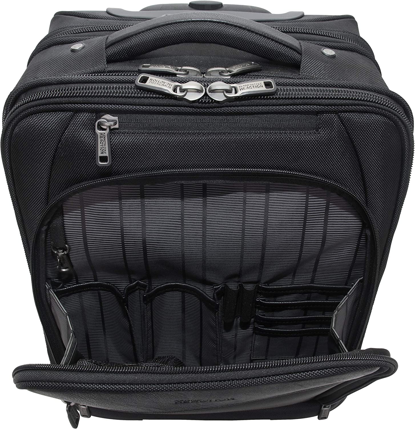 Kenneth Cole Reaction Protec Wheeled 17” Computer Case/overnighter, Black, One Size
