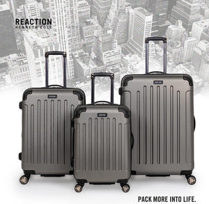 Kenneth Cole REACTION Renegade Expandable Luggage Lightweight Hardside 8-Wheel Spinner Travel Suitcase Bag