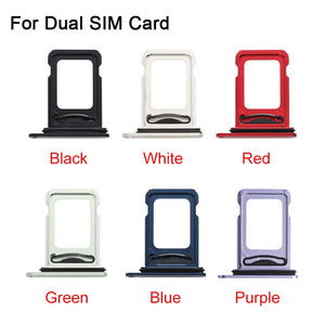 Dual & Single SIM Card Tray For iPhone 12 Sim Holder Slot Replacement Parts