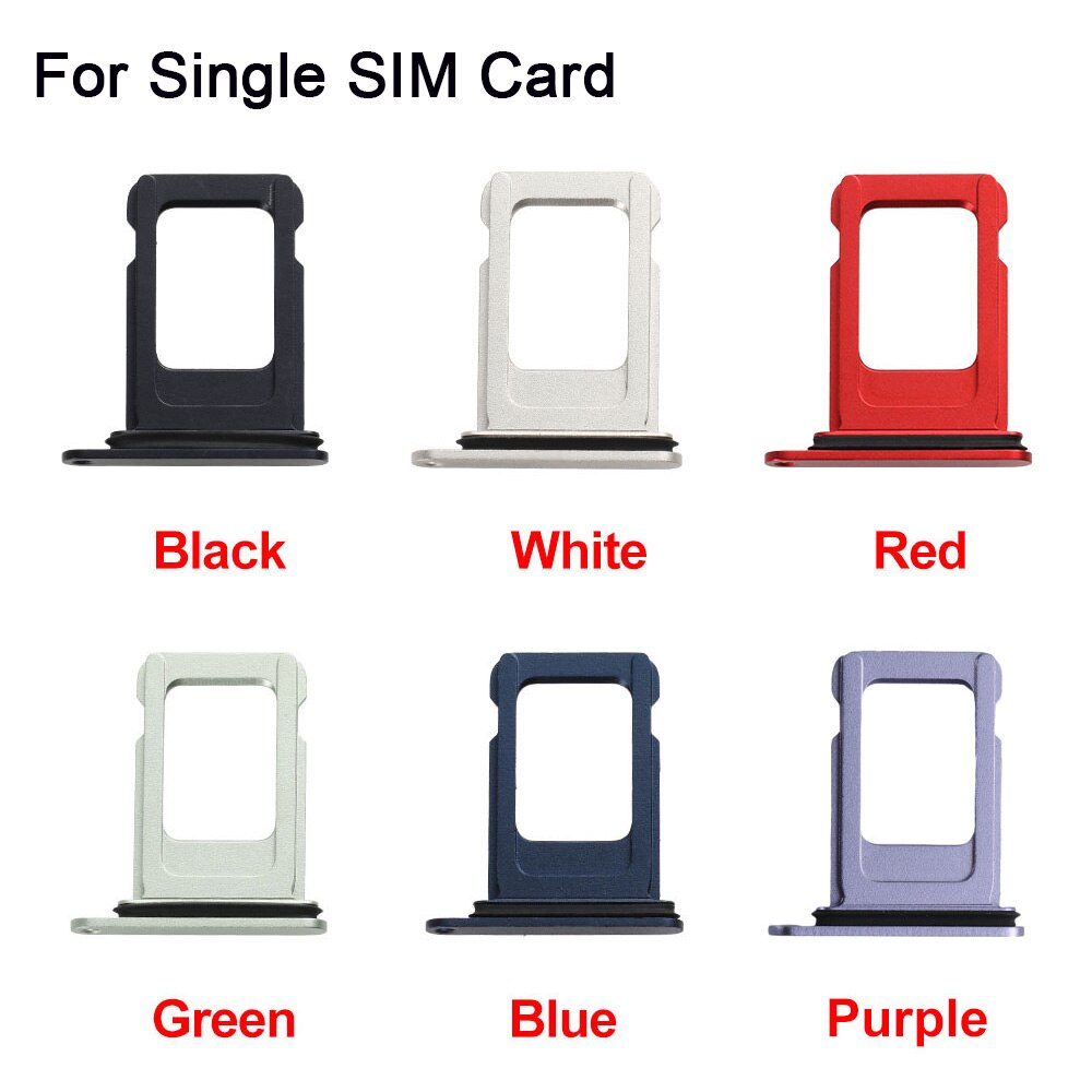 Dual & Single SIM Card Tray For iPhone 12 Sim Holder Slot Replacement Parts
