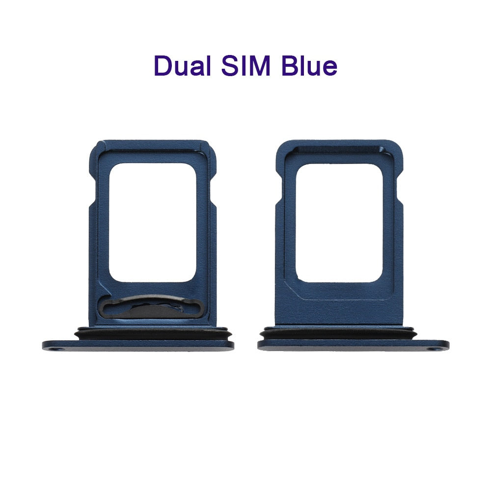 Dual & Single SIM Card Tray For iPhone 12 Sim Holder Slot Replacement Parts