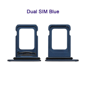 Dual & Single SIM Card Tray For iPhone 12 Sim Holder Slot Replacement Parts